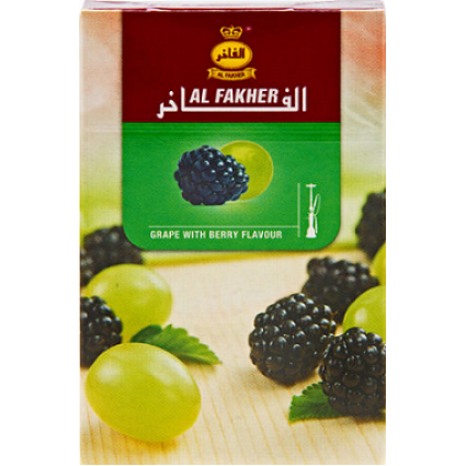 Vesipiibu Tubakas Al Fakher Grape With Berry